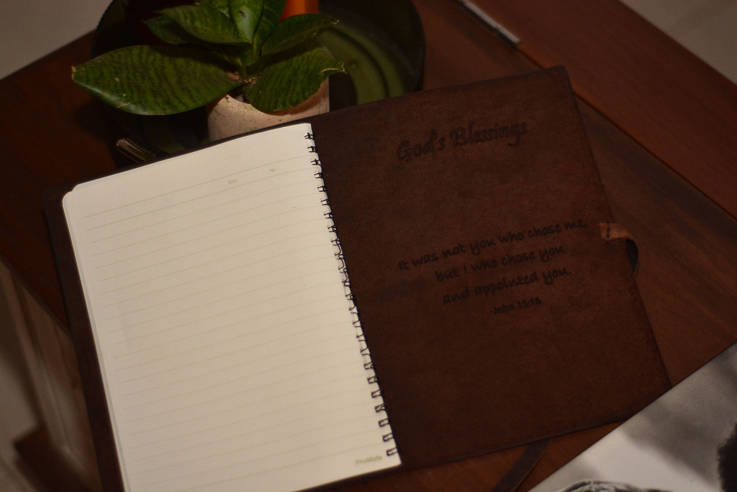 Handcrafted Refillable Leather Journal cover