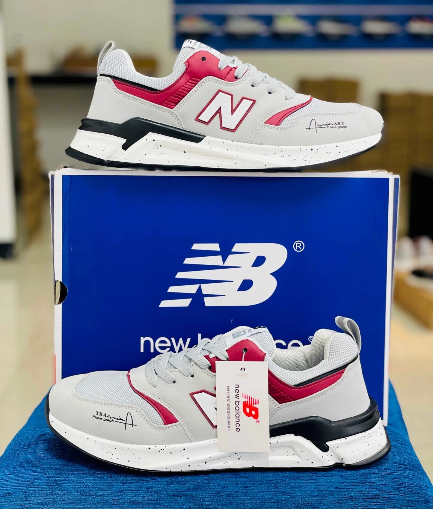 New Balance 997H White/ Red – Vietnam High Copy ( size 40 – 43 )